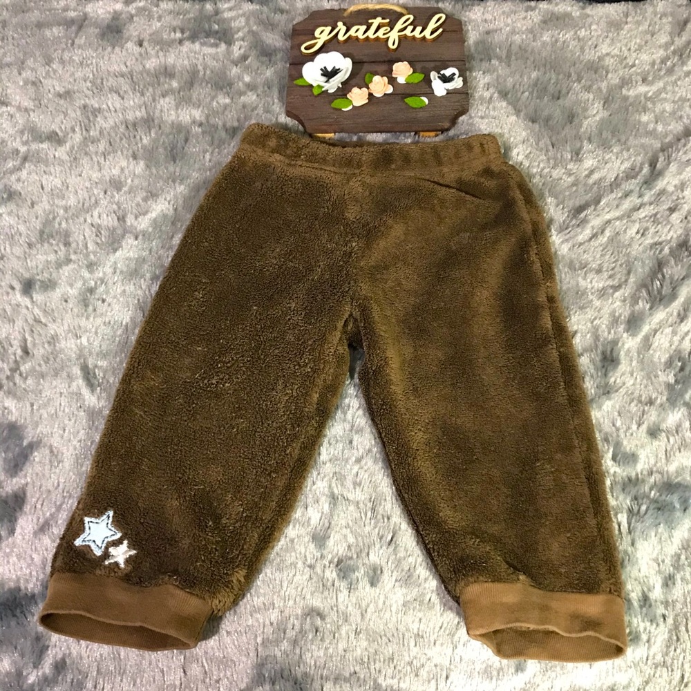 BabiesRUs Fleece Brown Pants